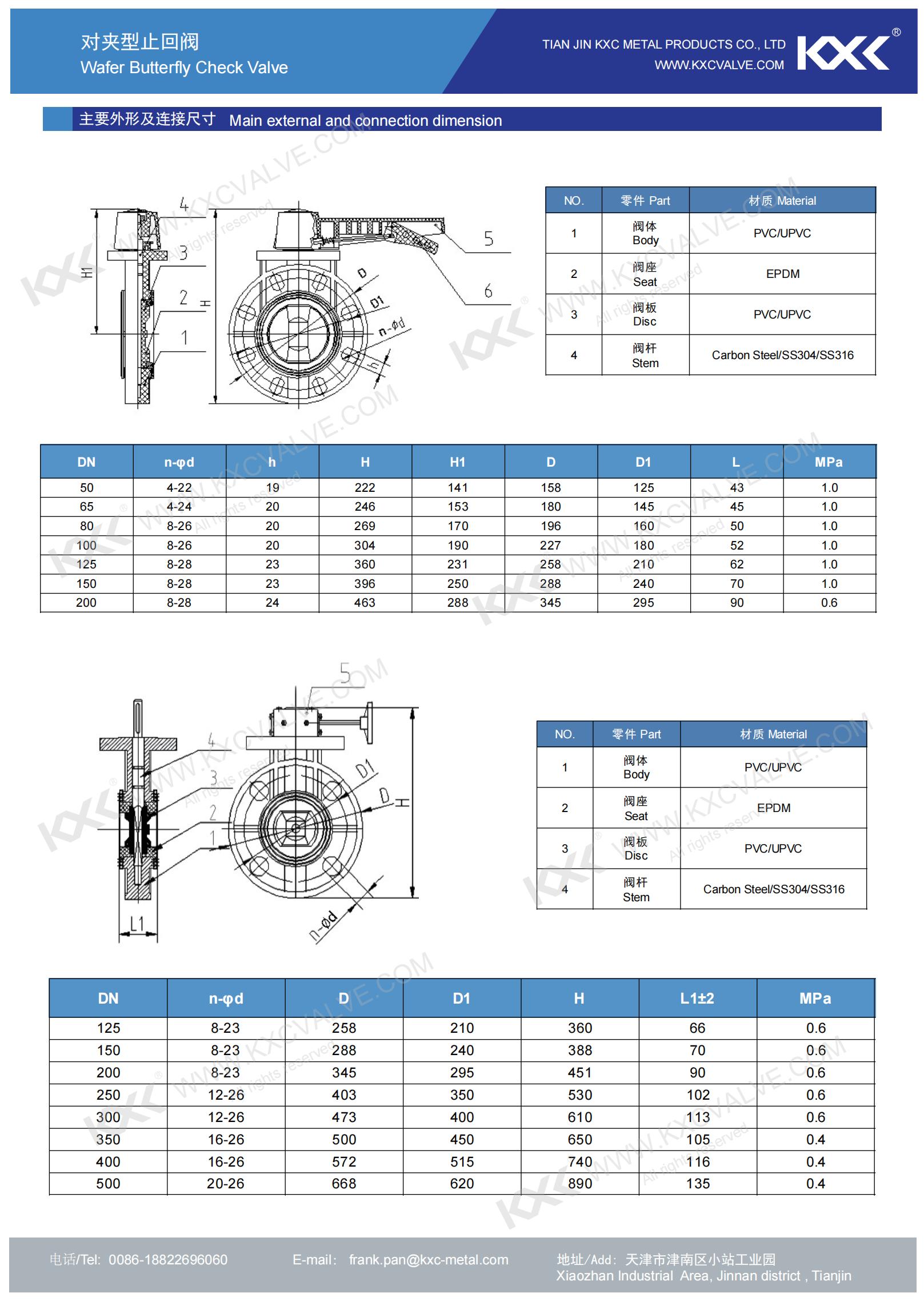 pvc butterfly valve