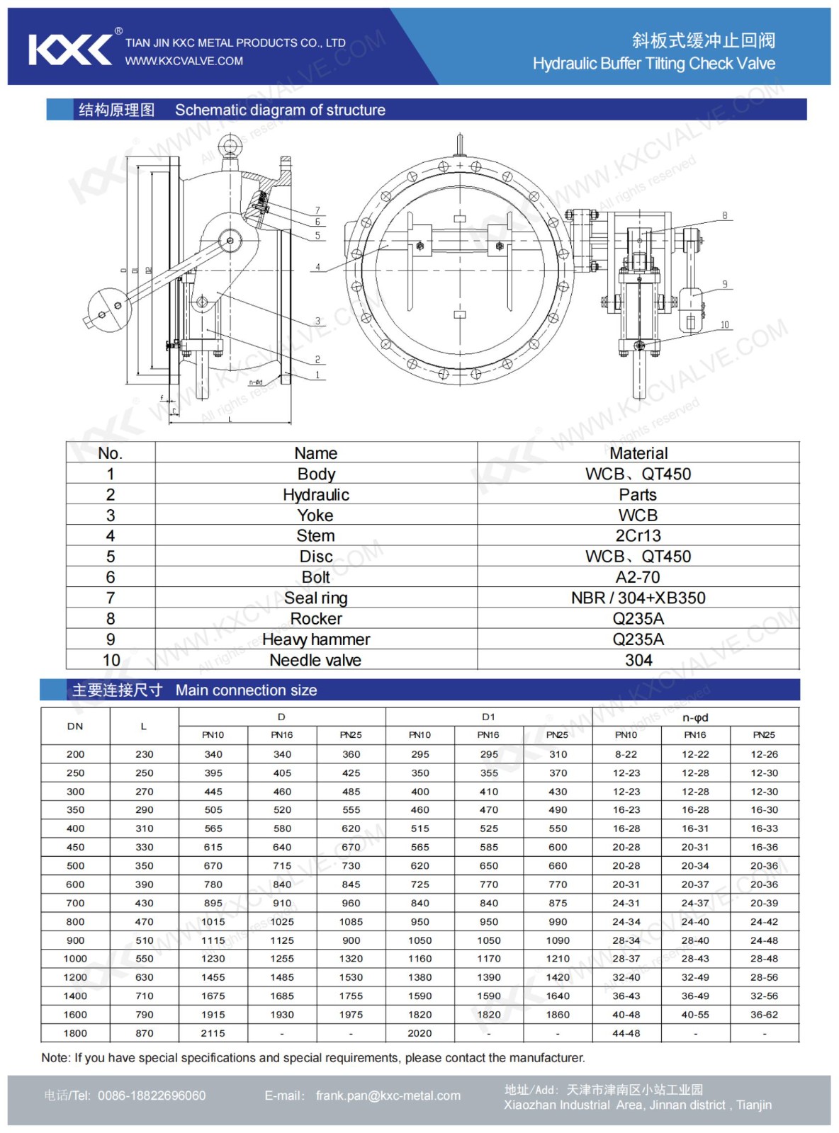 Anti Water Hammer Check Valve