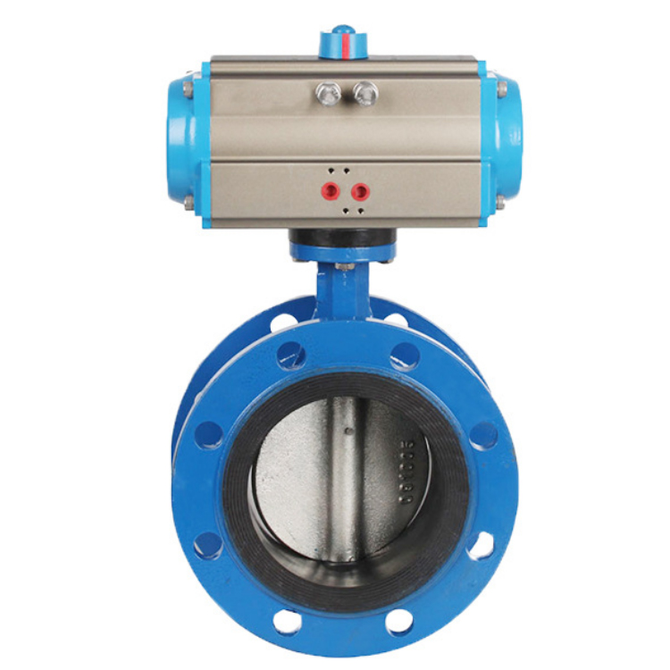 Ductile iron Flange Butterfly Valve  with Pneumatic 