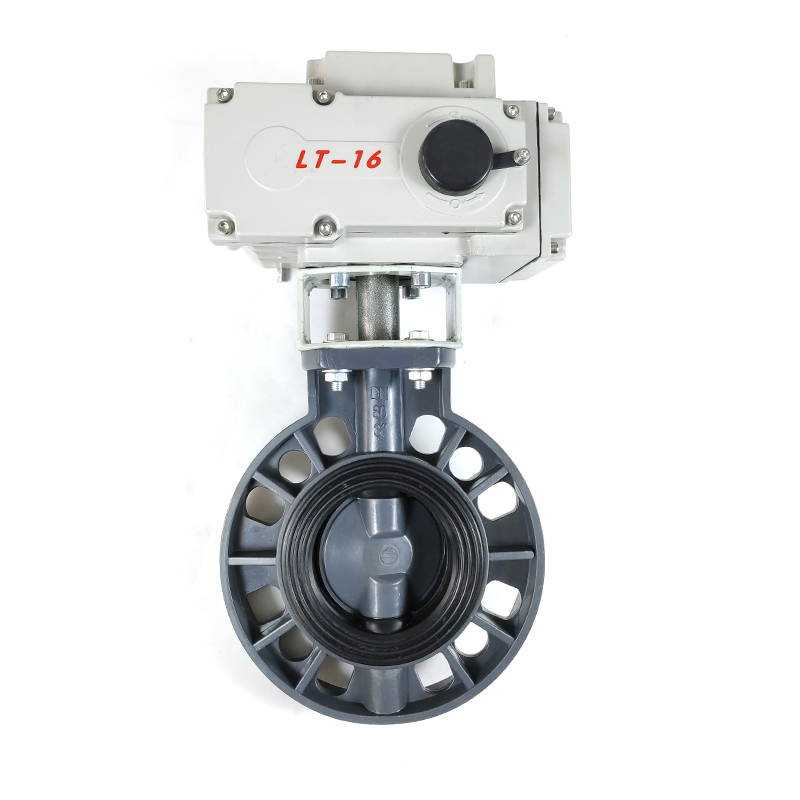 Electric Actuated UPVC butterfly valve