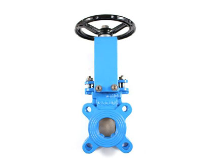 When are knife gate valves used?