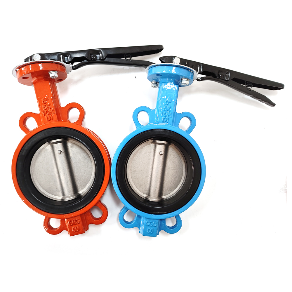 EN593 BS5155  EPDM SEAT Ductile Iron wafer Butterfly Valve
