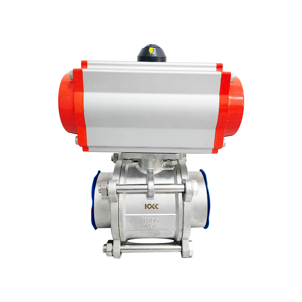 Three piece ball valve