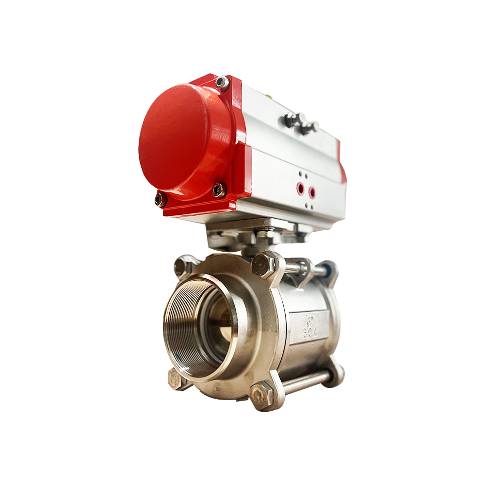 Three piece ball valve